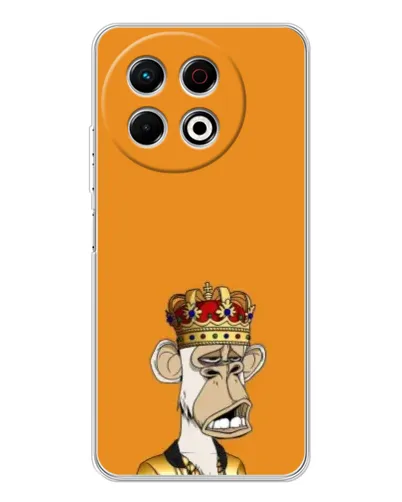 Чехол для TECNO Spark 30 Pro с картинкой «Золотая обезьяна Bored Ape» Чехол для TECNO Spark 30 Pro с картинкой «Золотая обезьяна Bored Ape»