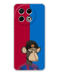 Чехол для TECNO Spark 30 Pro с картинкой «Bored Ape — фанат Барсы»