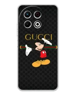 Чехол для TECNO Spark 30 Pro с картинкой «Микки Маус Gucci»
