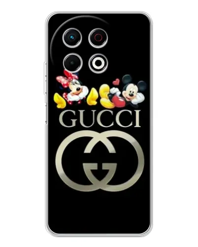 Чехол для TECNO Spark 30 Pro с картинкой «Gucci — герои Disney»