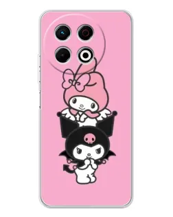 Чохол для TECNO Spark 30 Pro з картинкою «My Melody та Kuromi» Чохол для TECNO Spark 30 Pro з картинкою «My Melody та Kuromi»