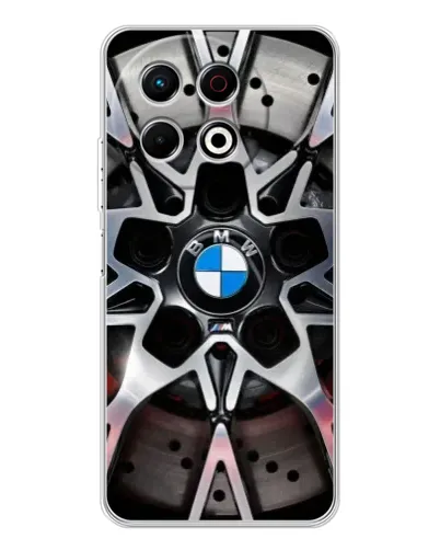 Чехол для TECNO Spark 30 Pro с картинкой «BMW — деталь диска»