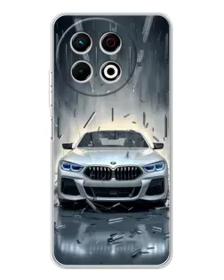 Чехол для TECNO Spark 30 Pro с картинкой «BMW в свете фар»