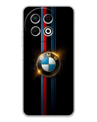 Чехол для TECNO Spark 30 Pro с картинкой «BMW M-Power неон»