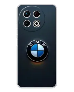 Чехол для TECNO Spark 30 Pro с картинкой «Логотип BMW — минимализм»