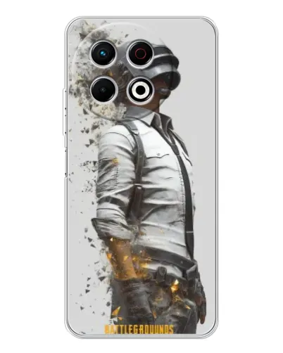 Чехол для TECNO Spark 30 Pro с картинкой «PUBG — боец в пыли» Чехол для TECNO Spark 30 Pro с картинкой «PUBG — боец в пыли»