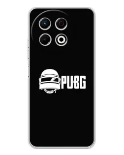 Чехол для TECNO Spark 30 Pro с картинкой «PUBG — классический лого»