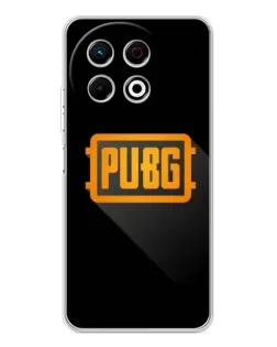 Чехол для TECNO Spark 30 Pro с картинкой «PUBG — рамка лого»