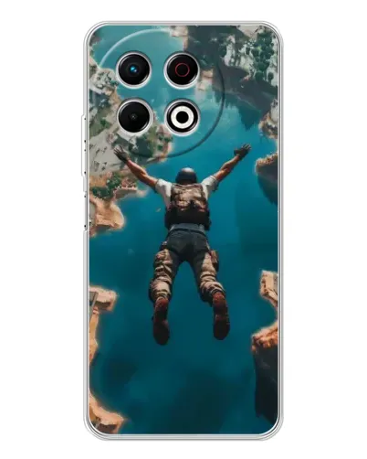 Чехол для TECNO Spark 30 Pro с картинкой «PUBG — свободное падение» Чехол для TECNO Spark 30 Pro с картинкой «PUBG — свободное падение»