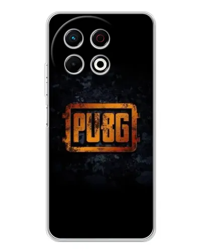 Чехол для TECNO Spark 30 Pro с картинкой «PUBG — золотой логотип» Чехол для TECNO Spark 30 Pro с картинкой «PUBG — золотой логотип»