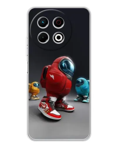 Чехол для TECNO Spark 30 Pro с картинкой «Among Us — 3D стиль»