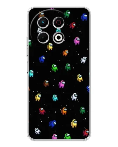 Чехол для TECNO Spark 30 Pro с картинкой «Экипаж Among Us»