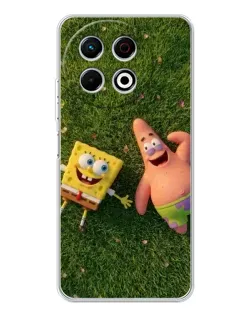 Чехол для TECNO Spark 30 Pro с картинкой «Друзья на лужайке»