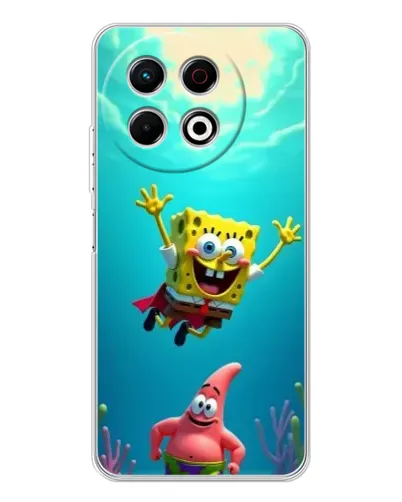 Чехол для TECNO Spark 30 Pro с картинкой «Спанч Боб под водой» Чехол для TECNO Spark 30 Pro с картинкой «Спанч Боб под водой»