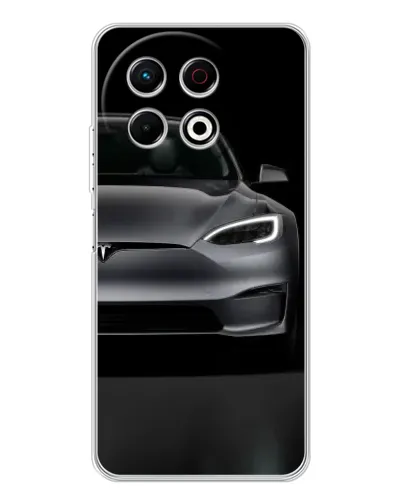 Чехол для TECNO Spark 30 Pro с картинкой «Tesla Model S Look» Чехол для TECNO Spark 30 Pro с картинкой «Tesla Model S Look»