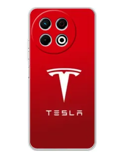 Чехол для TECNO Spark 30 Pro с картинкой «Tesla Red Classic»