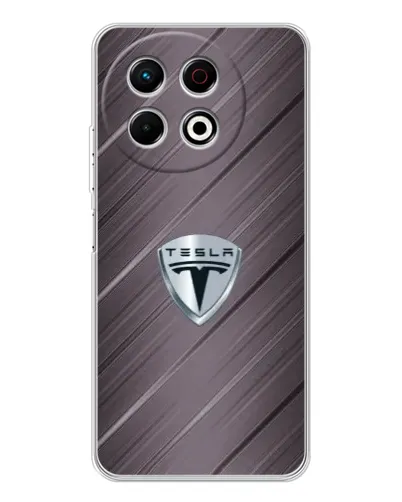 Чехол для TECNO Spark 30 Pro с картинкой «Металлическая текстура Tesla» Чехол для TECNO Spark 30 Pro с картинкой «Металлическая текстура Tesla»