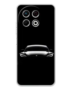 Чехол для TECNO Spark 30 Pro с картинкой «Фары Tesla Night»