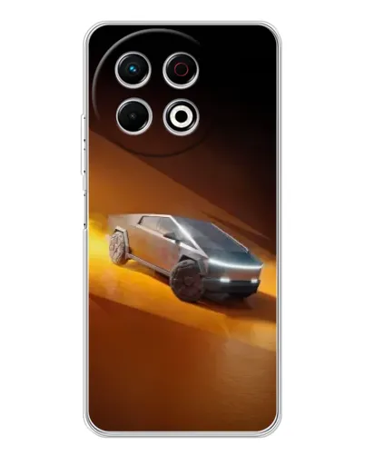 Чехол для TECNO Spark 30 Pro с картинкой «Cybertruck в пустыне» Чехол для TECNO Spark 30 Pro с картинкой «Cybertruck в пустыне»