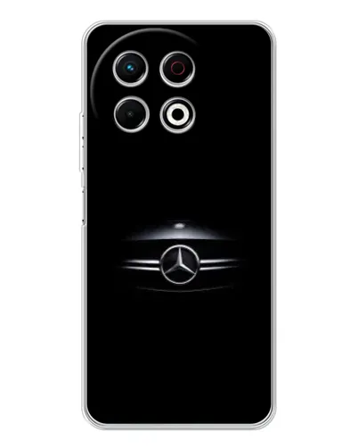 Чехол для TECNO Spark 30 Pro с картинкой «Mercedes — абстрактные линии»