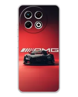 Чехол для TECNO Spark 30 Pro с картинкой «Mercedes AMG — красная линия»