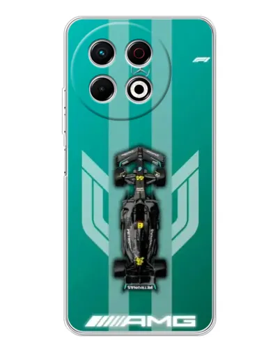 Чехол для TECNO Spark 30 Pro с картинкой «Mercedes AMG Petronas»