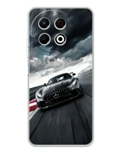 Чехол для TECNO Spark 30 Pro с картинкой «Гоночный Mercedes AMG»