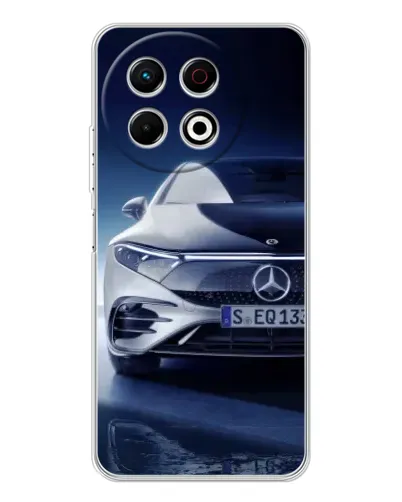 Чехол для TECNO Spark 30 Pro с картинкой «Mercedes EQ — будущее»