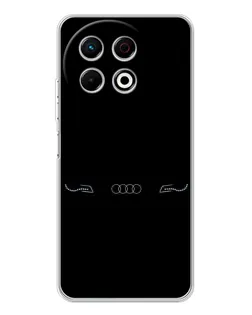 Чехол для TECNO Spark 30 Pro с картинкой «Audi — световой подпись»