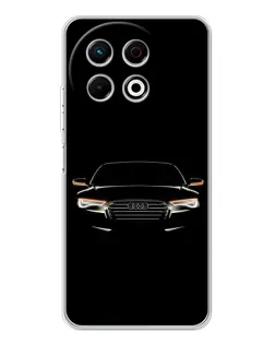 Чехол для TECNO Spark 30 Pro с картинкой «Audi — ночной контур» Чехол для TECNO Spark 30 Pro с картинкой «Audi — ночной контур»