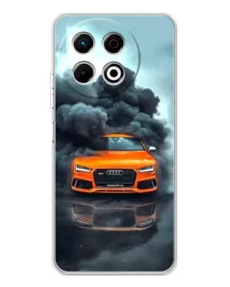 Чехол для TECNO Spark 30 Pro с картинкой «Audi в облаках дыма» Чехол для TECNO Spark 30 Pro с картинкой «Audi в облаках дыма»