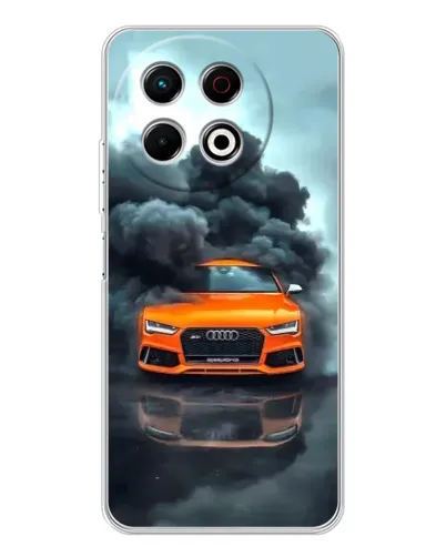 Чехол для TECNO Spark 30 Pro с картинкой «Audi в облаках дыма» Чехол для TECNO Spark 30 Pro с картинкой «Audi в облаках дыма»