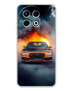 Чехол для TECNO Spark 30 Pro с картинкой «Audi в огненном дыму» Чехол для TECNO Spark 30 Pro с картинкой «Audi в огненном дыму»