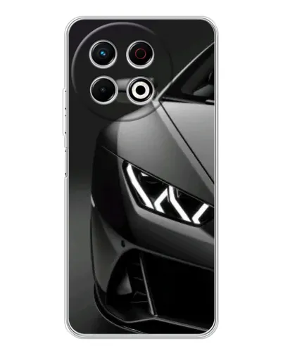 Чехол для TECNO Spark 30 Pro с картинкой «Lamborghini фары детализация»