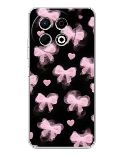 Чехол для TECNO Spark 30 Pro с картинкой «Геометрия банта»