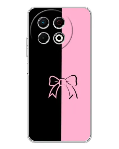 Чехол для TECNO Spark 30 Pro с картинкой «Половинки банта»