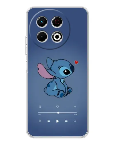 Чехол для TECNO Spark 30 Pro с картинкой «Музыкальный Stitch» Чехол для TECNO Spark 30 Pro с картинкой «Музыкальный Stitch»