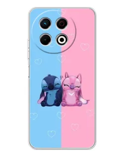 Чохол для TECNO Spark 30 Pro з картинкою «Stitch та Angel Love»