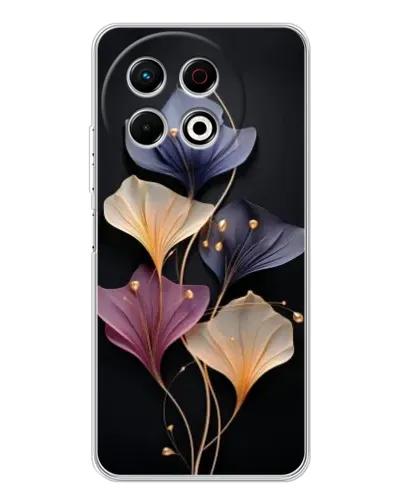Чехол для TECNO Spark 30 Pro с картинкой «Лиловые цветы грации»