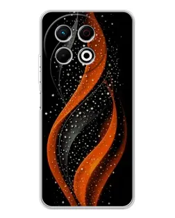 Чехол для TECNO Spark 30 Pro с картинкой «Огненная звездная волна»