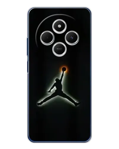 Чехол для TECNO Spark 30 с картинкой «Jordan Gradient Logo»
