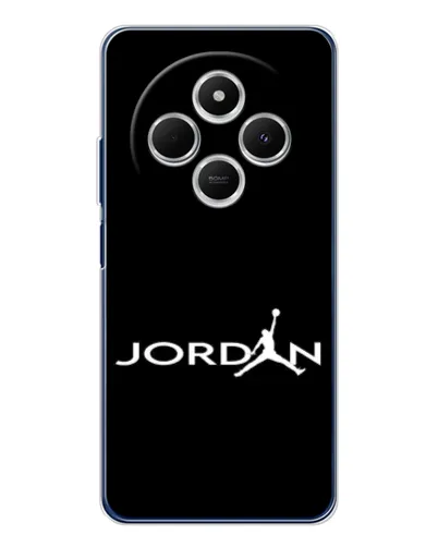 Чехол для TECNO Spark 30 с картинкой «Jordan White Logo»