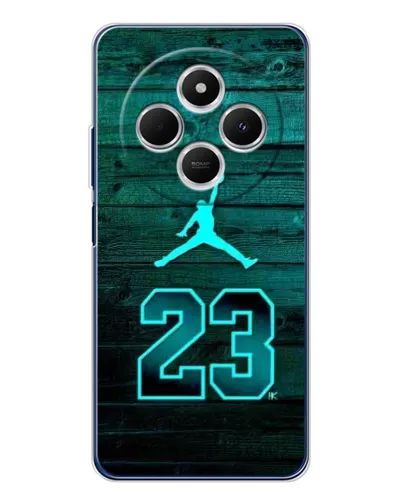 Чехол для TECNO Spark 30 с картинкой «Jordan Cyan 23»