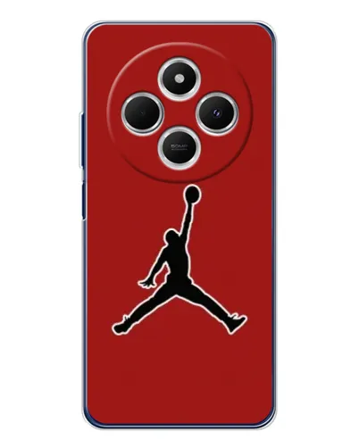 Чехол для TECNO Spark 30 с картинкой «Jordan Red Back»