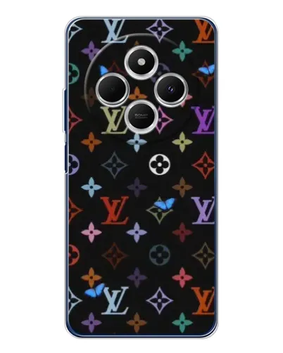 Чехол для TECNO Spark 30 с картинкой «Цветная монограмма LV» Чехол для TECNO Spark 30 с картинкой «Цветная монограмма LV»
