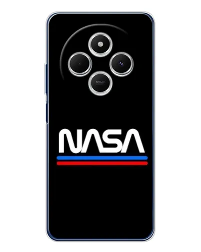 Чохол для TECNO Spark 30 з картинкою «NASA — класика Red Blue» Чохол для TECNO Spark 30 з картинкою «NASA — класика Red Blue»