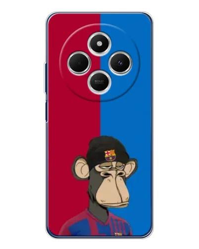 Чехол для TECNO Spark 30 с картинкой «Bored Ape — фанат Барсы» Чехол для TECNO Spark 30 с картинкой «Bored Ape — фанат Барсы»