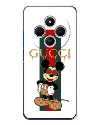 Чохол для TECNO Spark 30 з картинкою «Міккі Маус Gucci — смуги» Чохол для TECNO Spark 30 з картинкою «Міккі Маус Gucci — смуги»