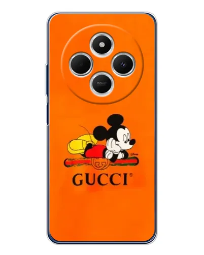 Чехол для TECNO Spark 30 с картинкой «Микки Маус Gucci — оранж» Чехол для TECNO Spark 30 с картинкой «Микки Маус Gucci — оранж»