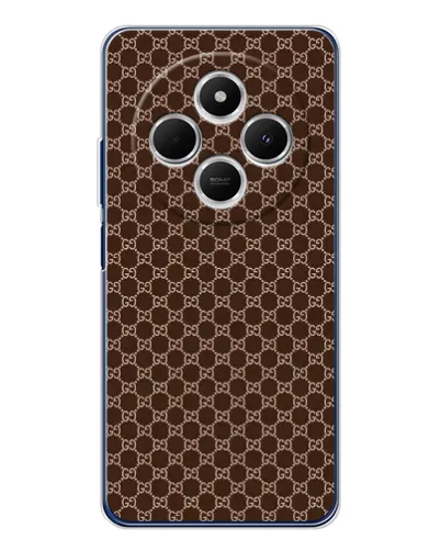 Чехол для TECNO Spark 30 с картинкой «Gucci — шоколадная сетка» Чехол для TECNO Spark 30 с картинкой «Gucci — шоколадная сетка»